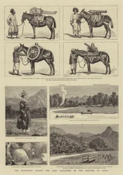 Die Expedition gegen die Akha-Räuber an der Grenze von Assam